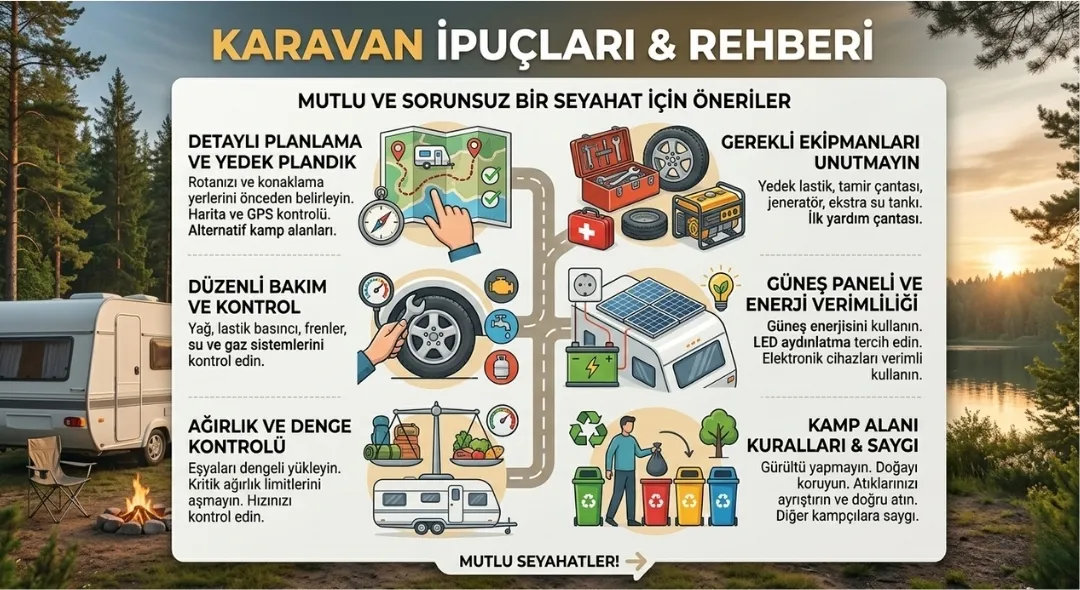 karavan kullanma ipuçları